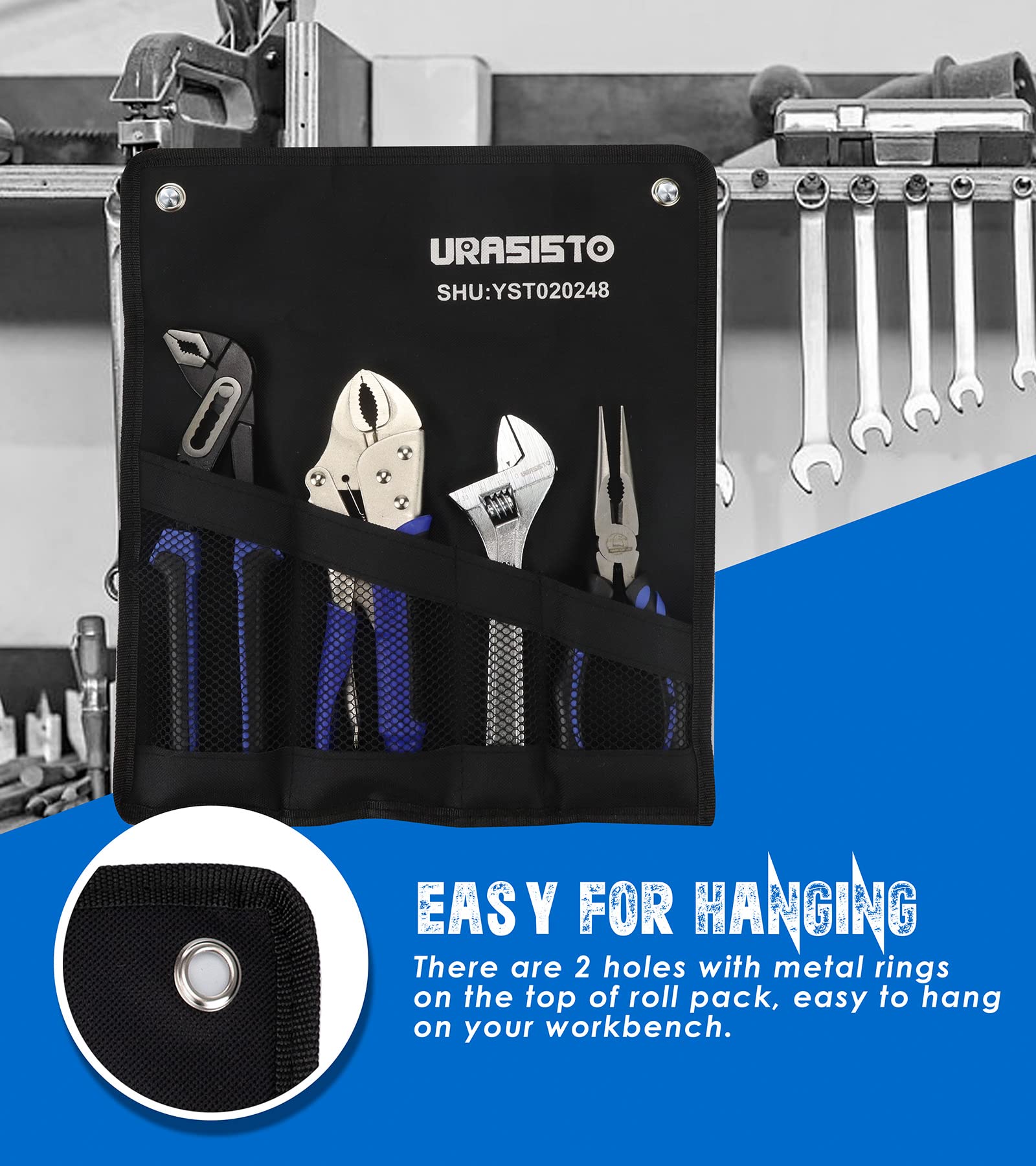4-Piece Pliers Set - Home & Auto Repair Tool Kit for Men & DIY Enthusiasts | Includes Groove Joint, Long Nose, Diagonal Cutting & Locking Pliers | Adjustable Wrench & Linesman Pliers | Durable Storage Pouch | Perfect for Plumbing, Electrical Work & General Maintenance