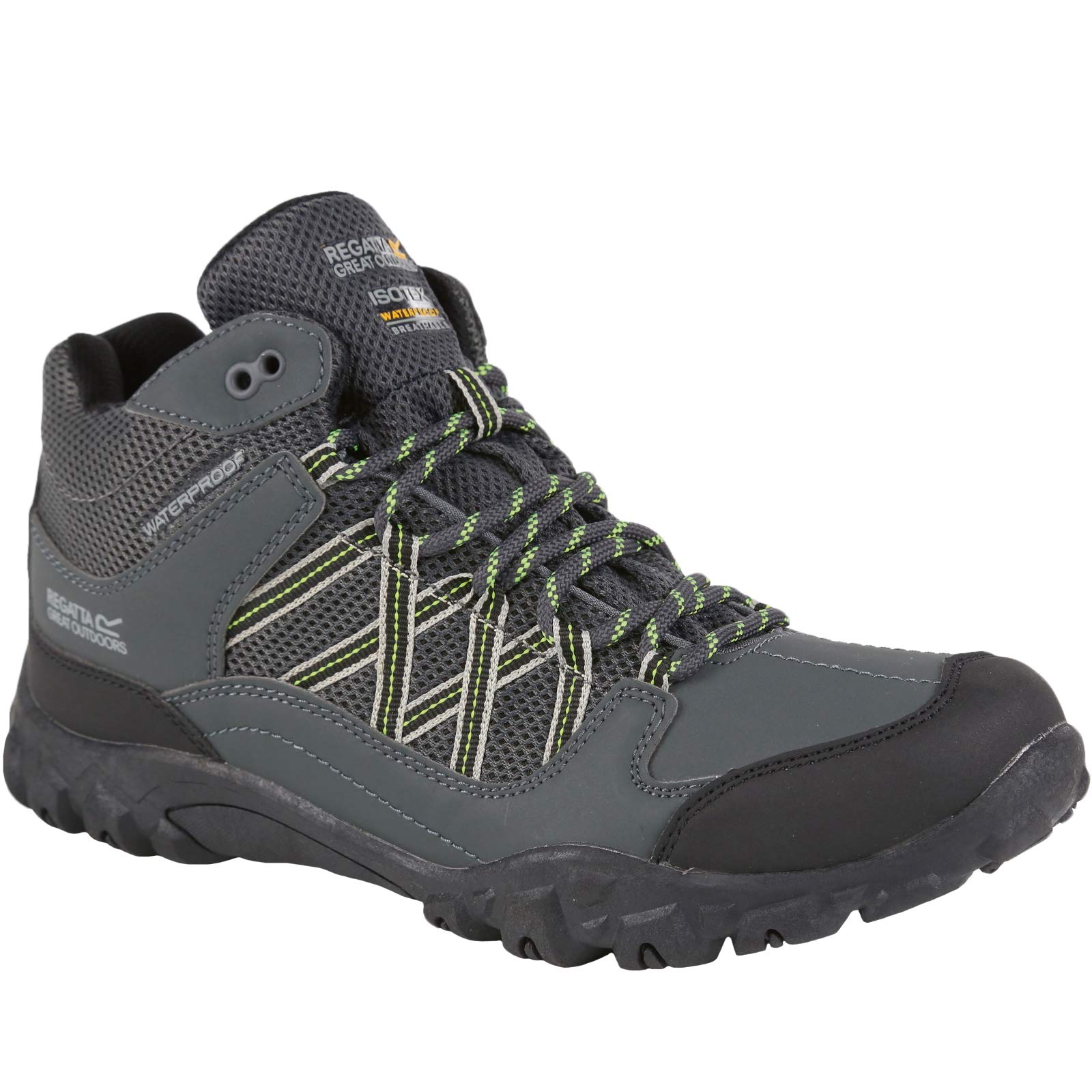 Regatta Men's Edgepoint Mid WP Waterproof Hiking Boots - Lightweight & Durable for Outdoor Adventures, Trekking & Camping