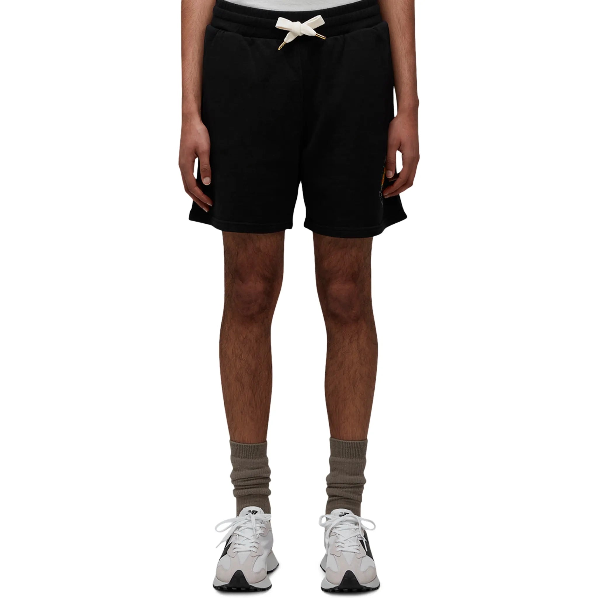 Casablanca Casa Way Black Shorts for Women - Comfortable High Waisted Stretch Shorts for Summer, Workout & Casual Wear