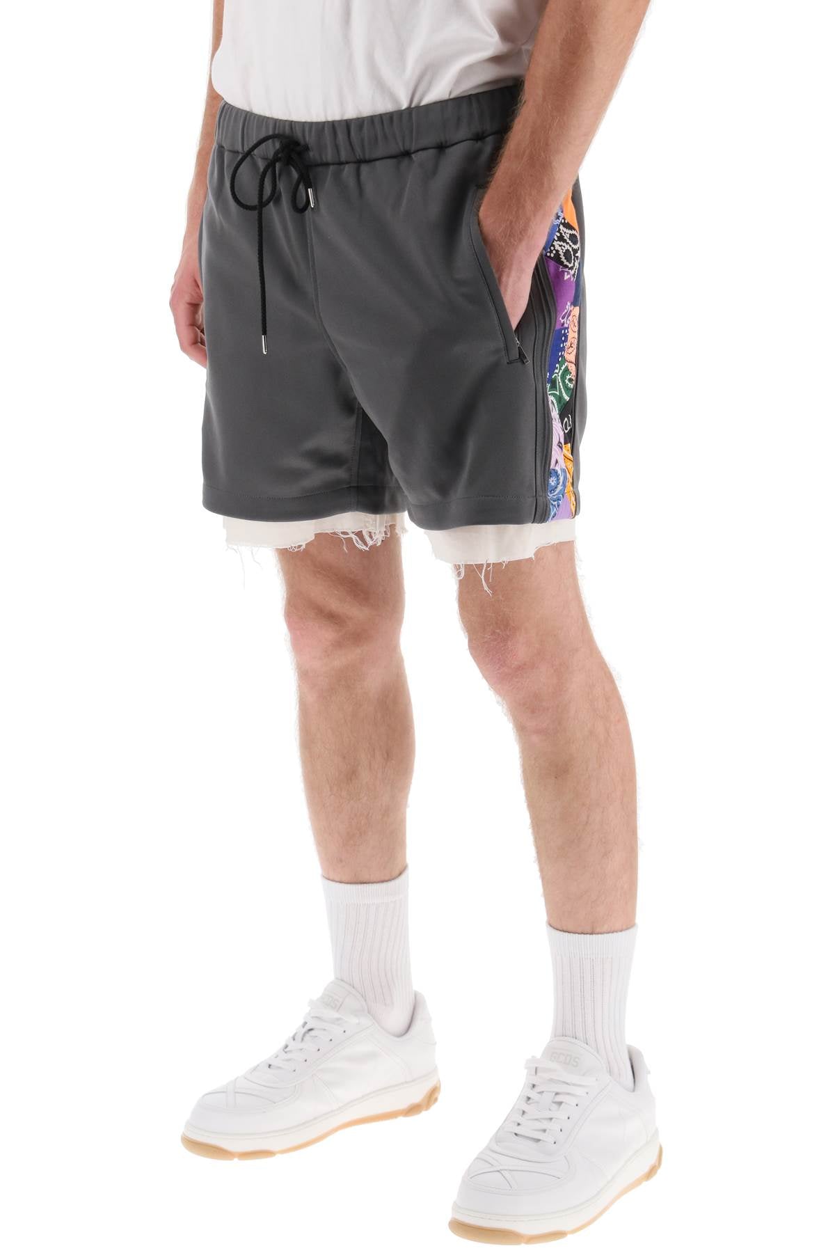 Children of the Discordance Jersey Shorts with Bandana Bands - Stylish Streetwear for Men | Perfect for Summer Outfits & Casual Wear