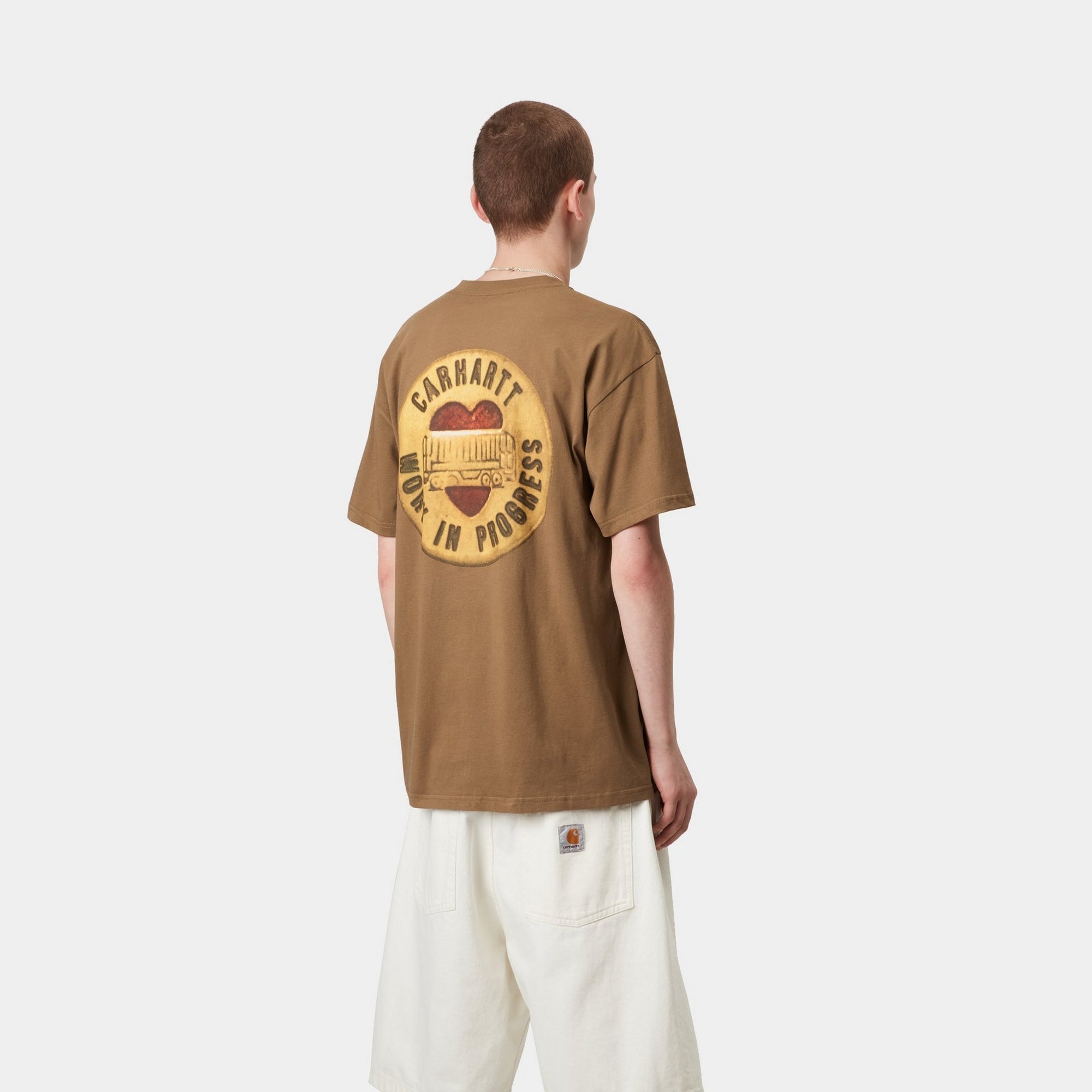 Hamilton Brown Button-Up T-Shirt for Men - Casual Short Sleeve Shirt for Everyday Wear | Perfect for Office, Outings & Summer Style