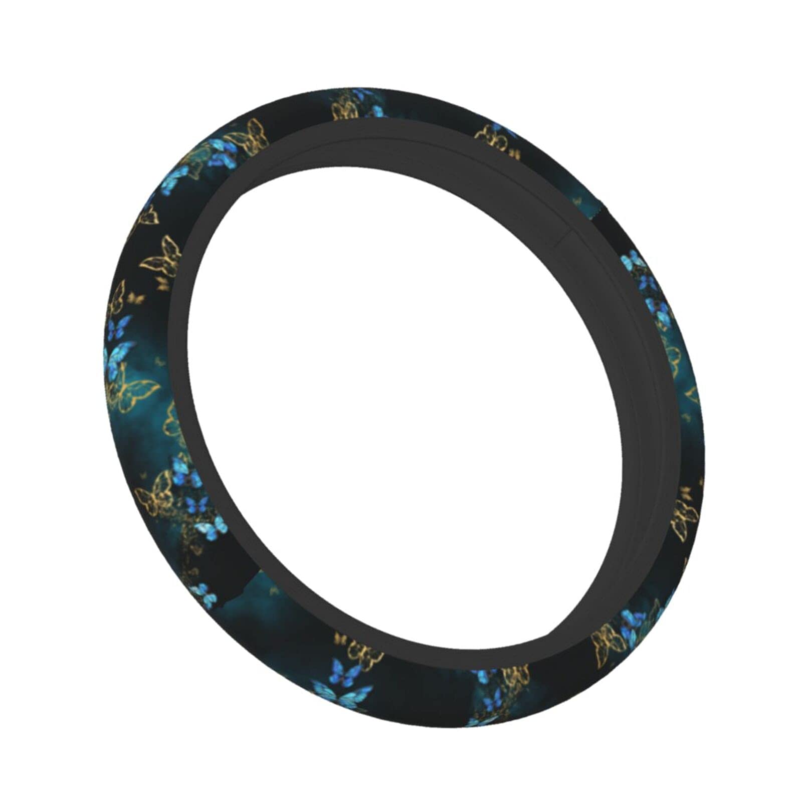 Universal 15 Inch Non-Slip Butterfly Steering Wheel Cover - Soft Car Steering Wheel Protector for Comfort & Style | Perfect for Daily Commute & Road Trips
