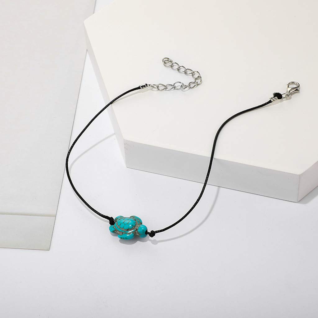 2023 Cusstally Charm Tortoise-Shaped Rope Anklet - Minimalist Layered Fashion Jewelry for Women | Perfect for Beach, Summer Outfits & Boho Style