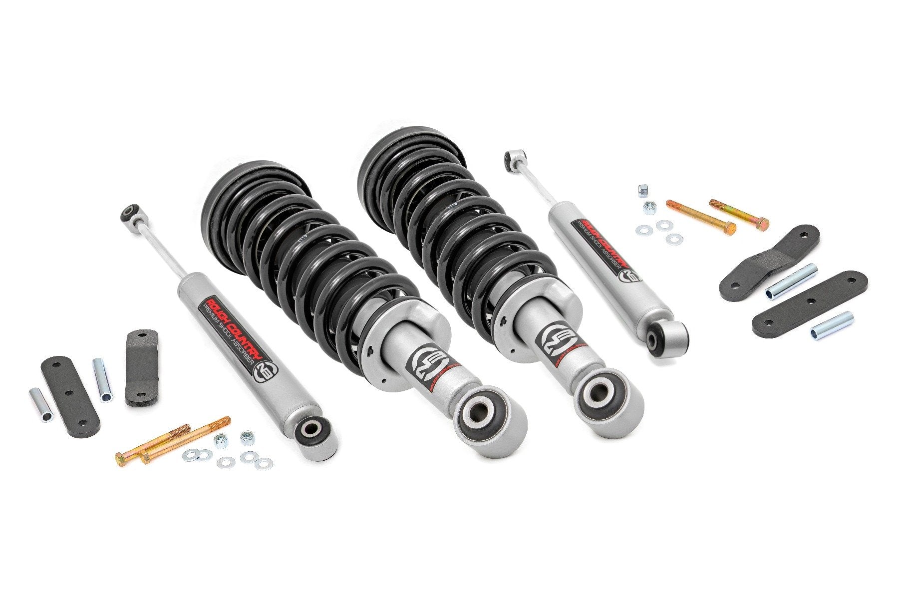 2.5 Inch Lift Kit for Nissan Frontier 4WD (2005-2025) - Heavy Duty N3 Struts & Shocks | Off-Road Suspension Upgrade | Part #86731 | Perfect for Trail Riding & Truck Customization