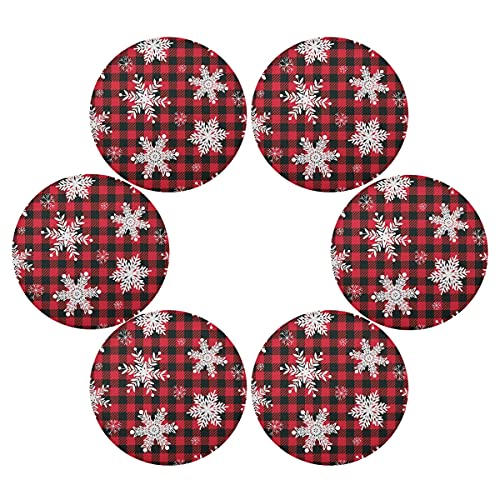 Snowflakes Plaid
