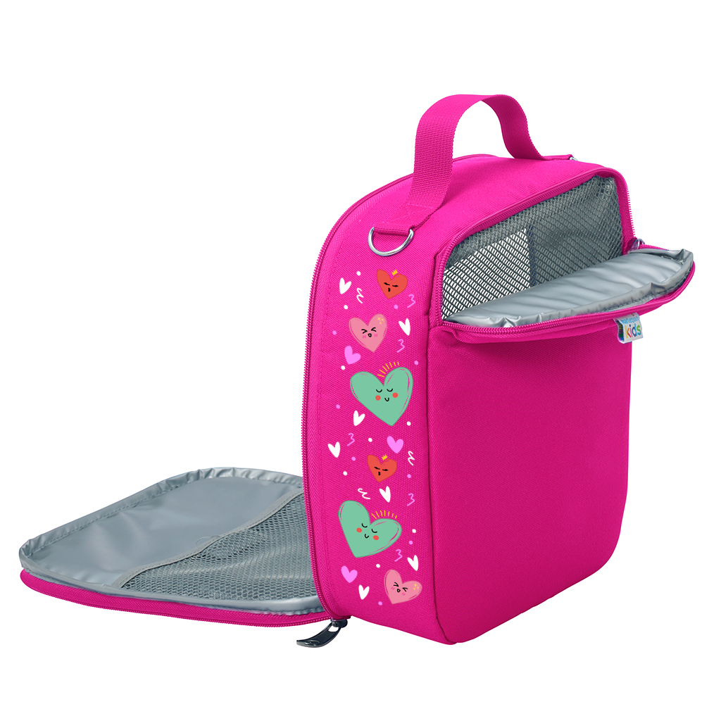 Sweet Hearts Insulated Lunch Bag for Women & Kids - Cute & Leak-Proof Food Container for School, Work & Picnics