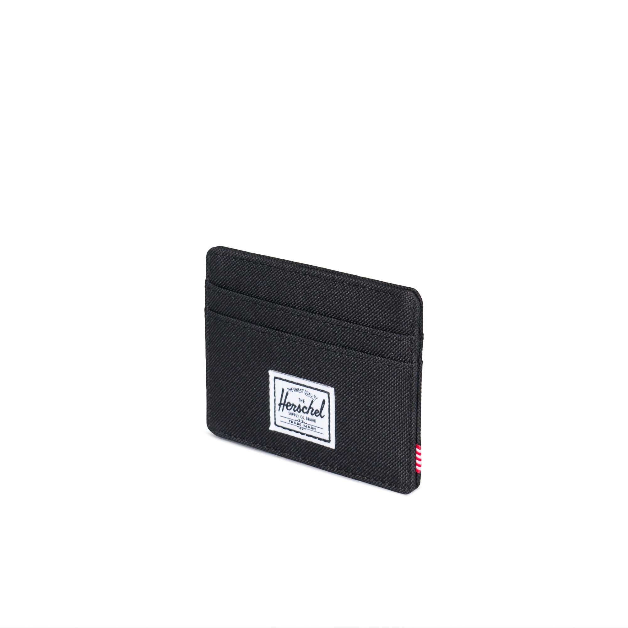 Herschel Charlie Wallet for Men & Women - Slim RFID Blocking Leather Bifold Wallet with ID Window - Perfect for Travel, Business & Everyday Use (Black)