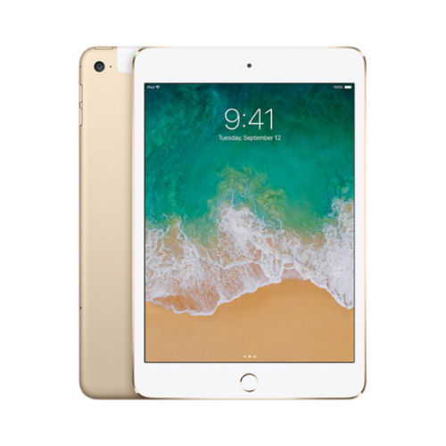 Apple iPad Mini 4 32GB Gold - WiFi + Cellular Unlocked Tablet for Work, Travel & Entertainment | Lightweight Portable Device for Students & Professionals