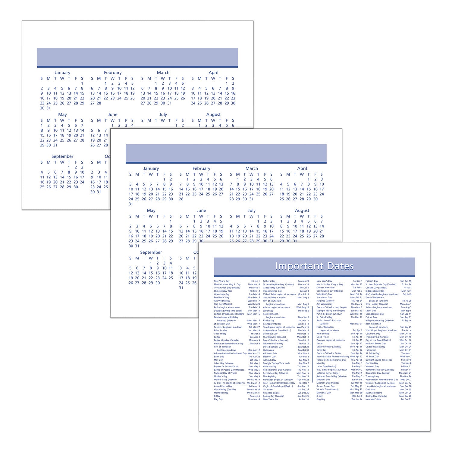 AT A GLANCE® 2025 Flip-A-Week Desk Calendar Refill with QuickNotes - 7x6 White Sheets, 12 Months (January to December) | Perfect for Office, Home & School Organization