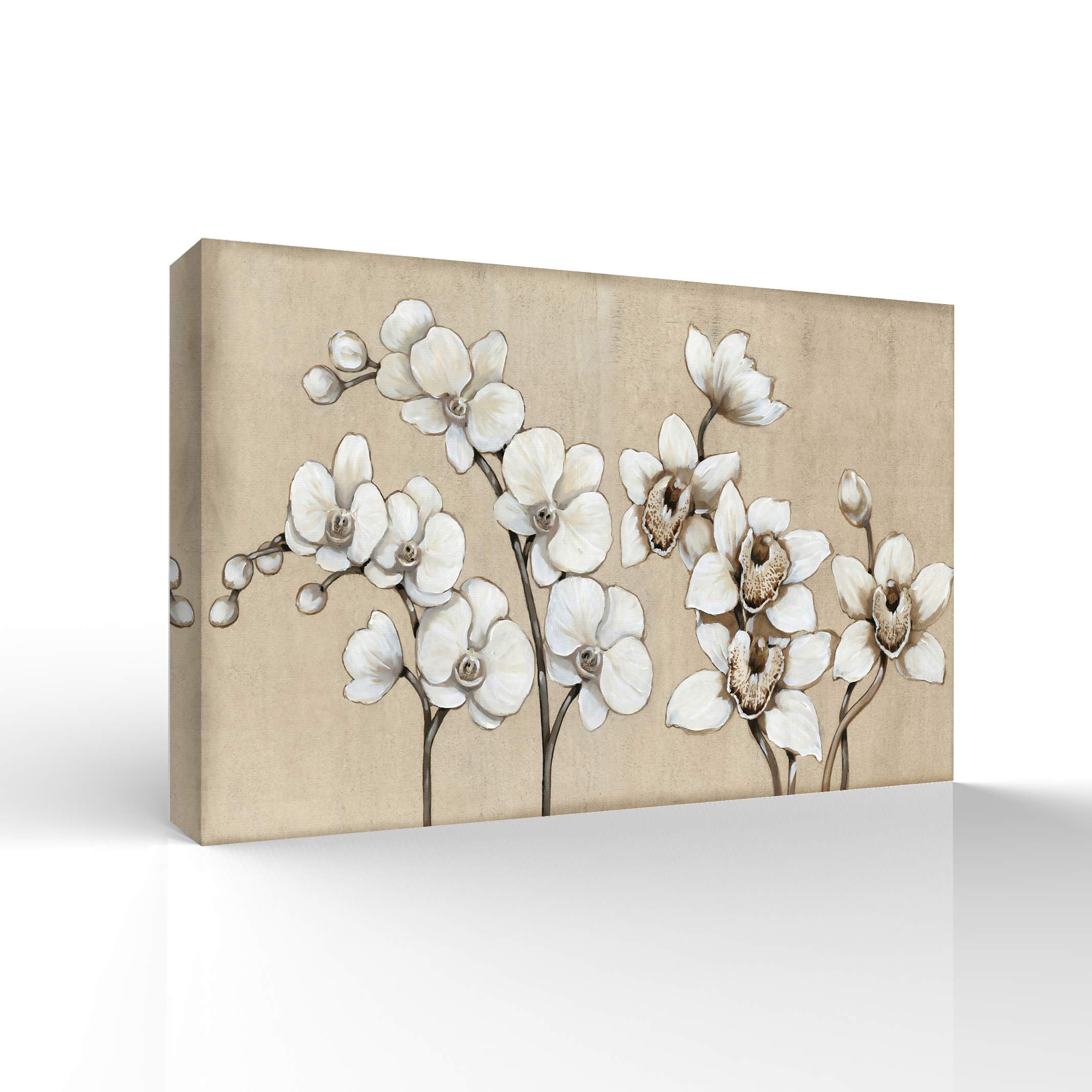 Beautiful Flower Giclee Painting Wall Art - 16x24 Inches Canvas Print for Bedroom, Living Room, Home Decoration - Perfect for Modern, Farmhouse, and Boho Interior Styles