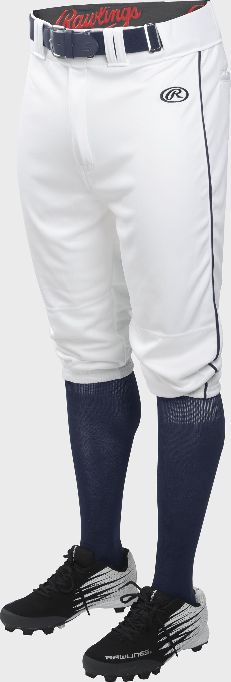 Rawlings Youth Launch 1/8 Piped Knicker Pant - Baseball Pants for Kids & Youth - Comfortable & Durable for Practice & Games