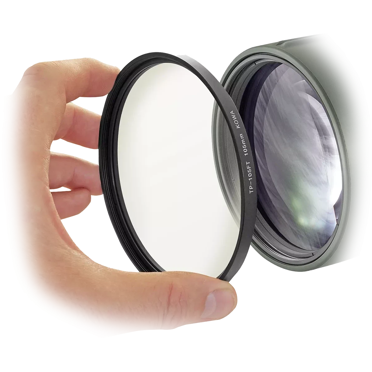 Kowa TP 105FT 105mm Protective Filter for TSN 99 Series Spotting Scopes - UV & Scratch Resistant Lens for Bird Watching, Hunting & Outdoor Observation
