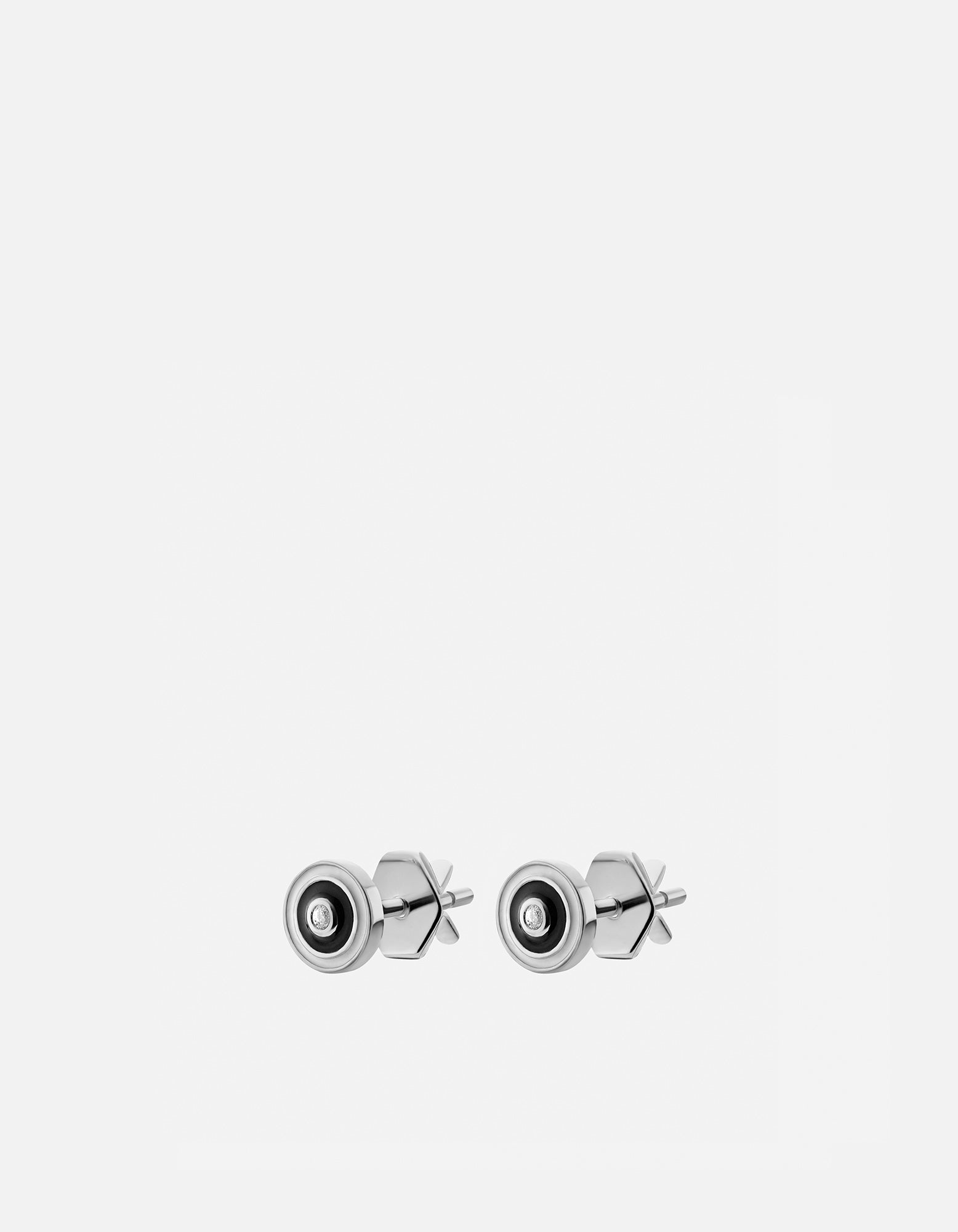 Opus Sapphire Stud Earrings for Women - 925 Sterling Silver with Black Sapphire Gemstone - Elegant Jewelry Gift for Birthday, Anniversary & Special Occasions