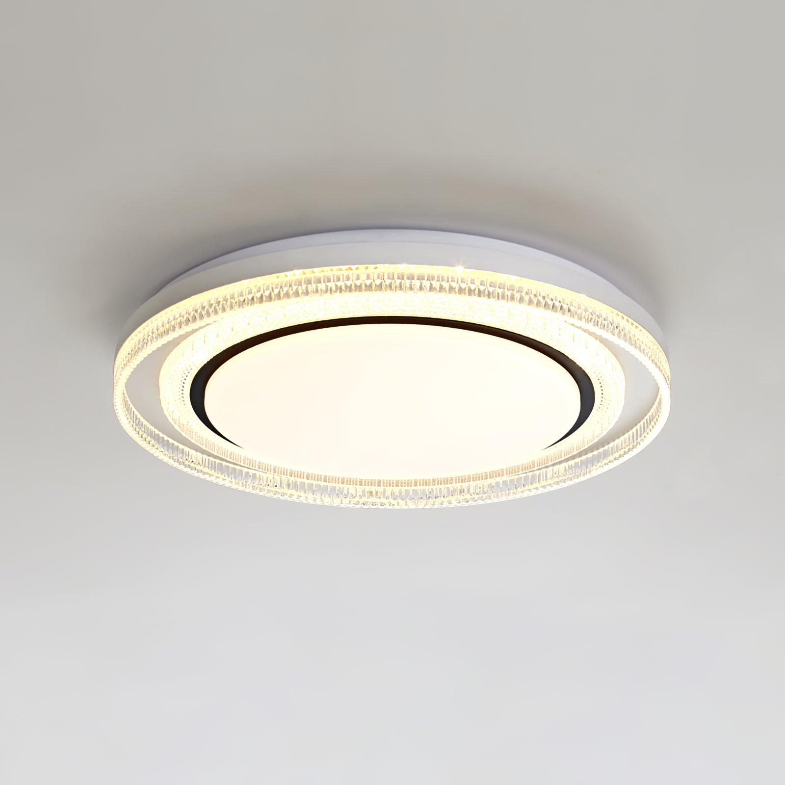 Milagro Modern Ceiling Light Fixture - Energy Efficient LED Flush Mount for Bedroom, Living Room & Kitchen - Dimmable Bright Lighting for Home & Office