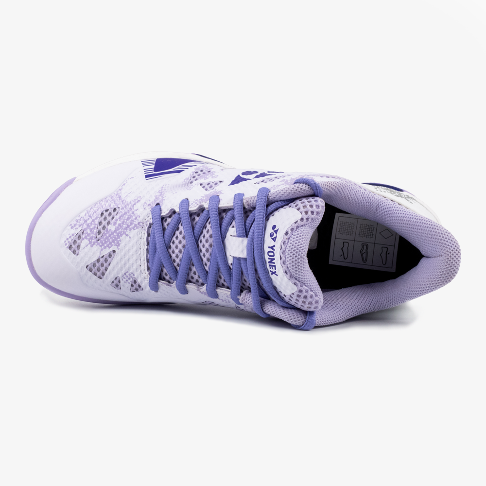 Yonex Eclipsion Z3 Women's Tennis Shoes - White & Purple - Lightweight Comfort for Women's Badminton & Court Sports