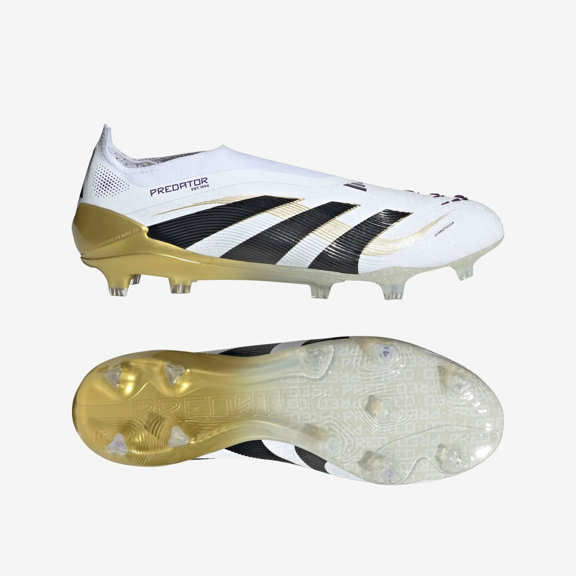adidas Predator Elite Laceless Soccer Cleats - Lightweight Football Shoes for Men, Firm Ground (FG) - Perfect for Training, Matches, and Competitive Play