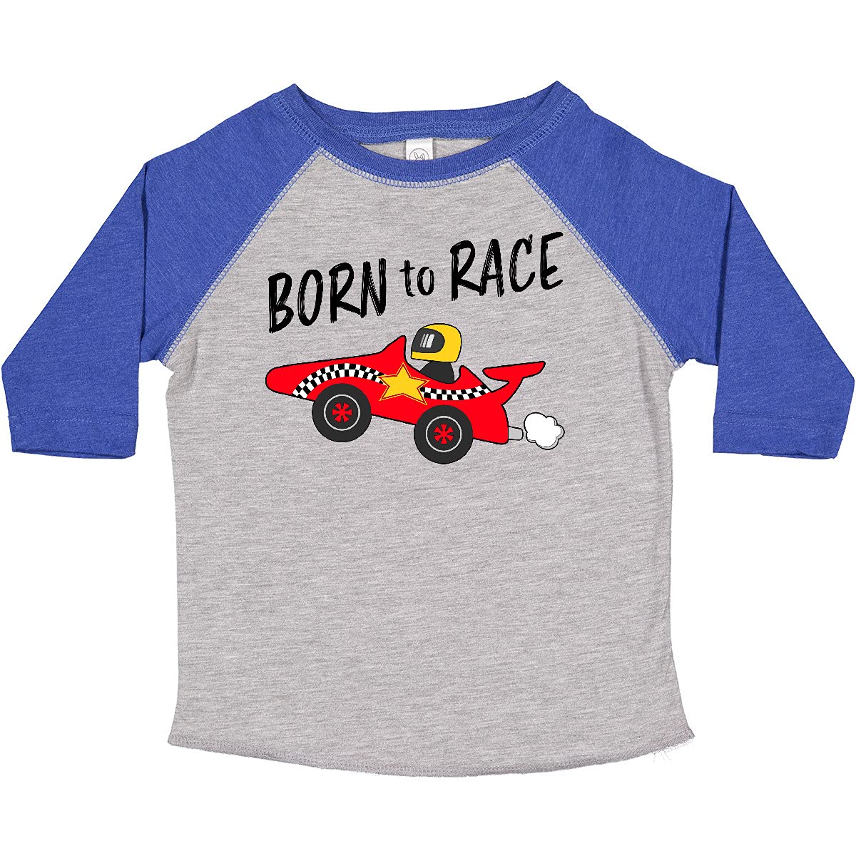 Inktastic Born to Race Red Race Car Toddler T-Shirt - Cute Graphic Tee for Baby Boys & Girls - Perfect for Playdates, Birthday Parties & Racing-Themed Events