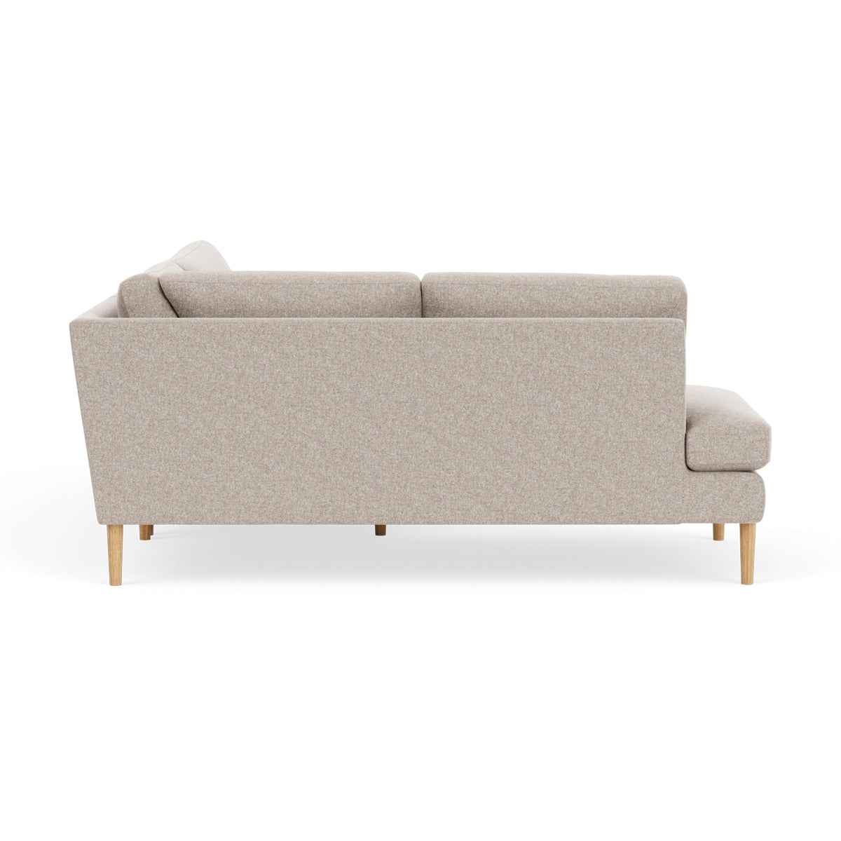 Astha Fabric Left Corner Sofa - Modern L-Shaped Sectional Couch for Living Room, Lounge & Small Spaces | Comfortable Home Furniture for Relaxing & Entertaining