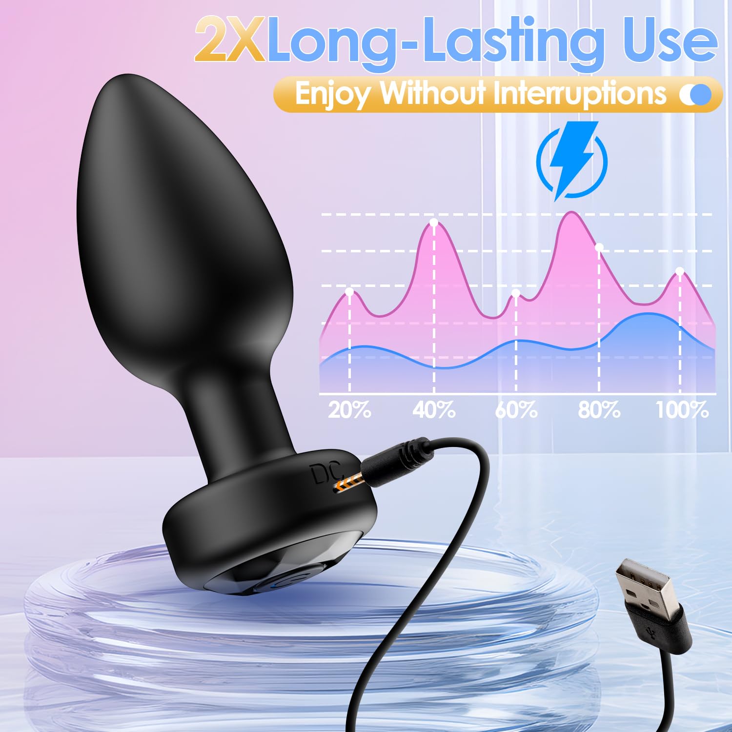 10-Speed Vibrating Anal Plug with Remote Control - 3PCS Metal Prostate Massager for Men & Women | Remote Controlled Adult Sex Toy for Couples Play & Solo Pleasure | Perfect for BDSM, Roleplay & Sensual Exploration