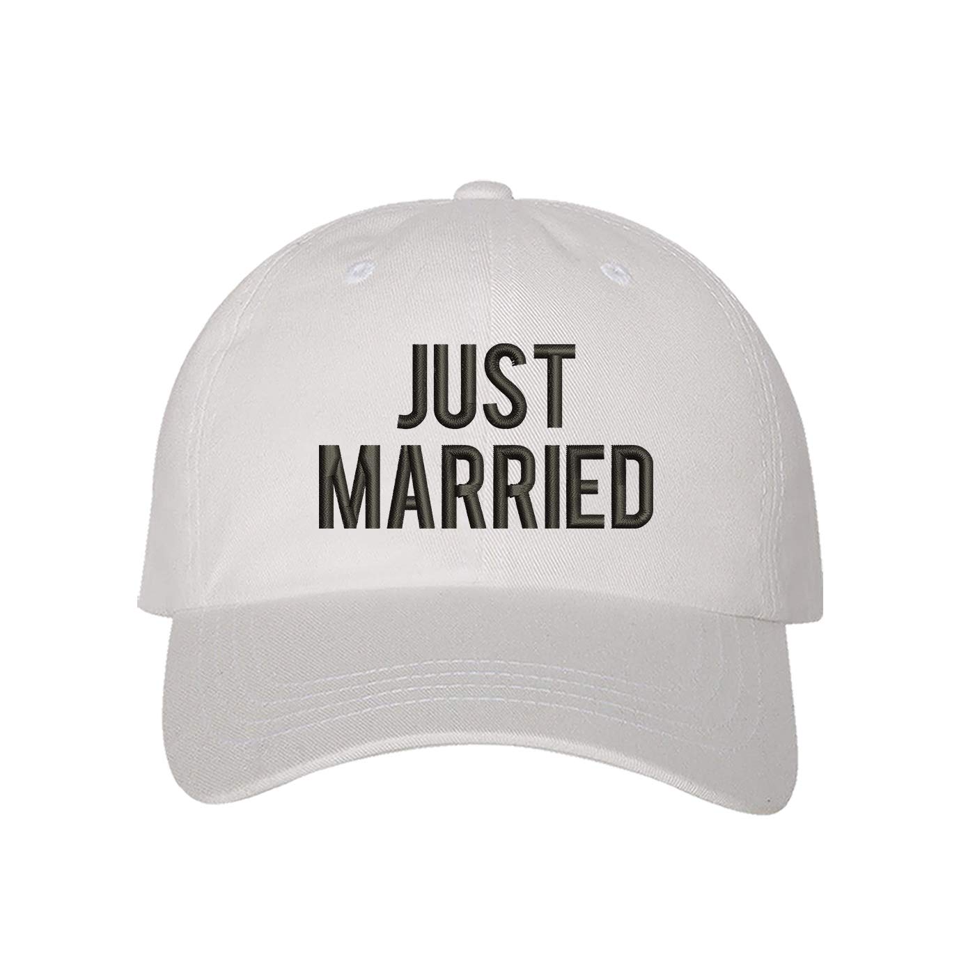 Just Married Baseball Hat - Bachelor & Groom Wedding Cap for Honeymoon - Perfect for Wedding Parties, Bachelor Trips & Honeymoon Vacations
