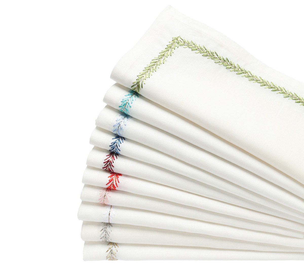 Premium Jardin Napkins Set of 4 - 100% Cotton Decorative Table Napkins for Dinner Parties, Weddings & Home Decor