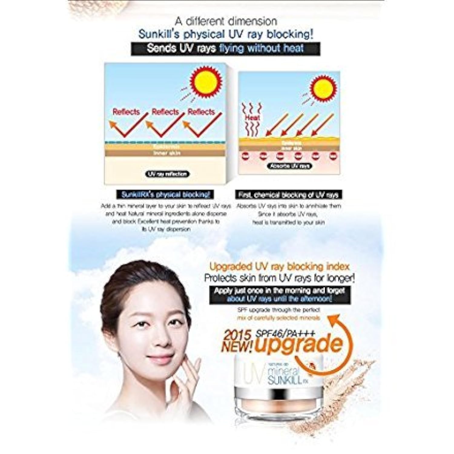 Catrin Natural 100 Mineral Sunkill RX SPF 46 Face Powder | 12g Matte Mineral Sunscreen & Makeup Setting Powder for Daily Sun Protection & Oil Control | Perfect for Outdoor Activities, Beach Days & Summer Makeup