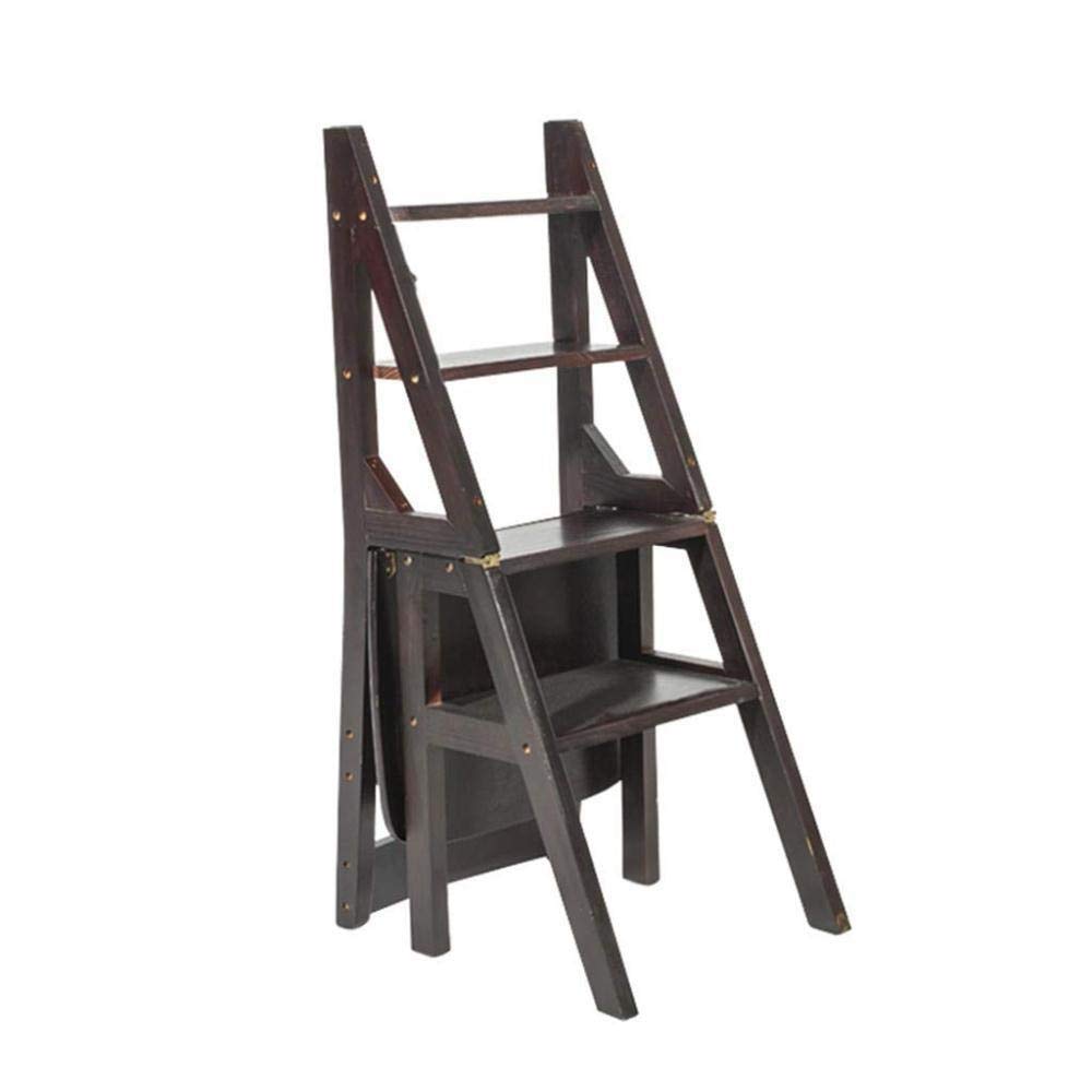 4-Step Folding Ladder Stool for Home - Portable Multifunctional Step Stool, Flower Stand, Shoe Rack & Storage Shelf - Perfect for Kitchen, Bathroom, Closet Organization & Home Decor