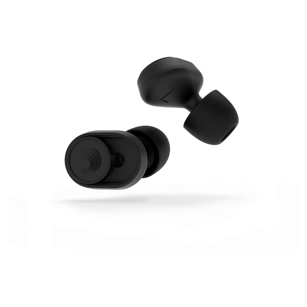 D'Addario PW DBUDHP 01 Bud Premium Hearing Protection Earplugs - High Fidelity Noise Reduction for Musicians, Concerts & Shooting Ranges