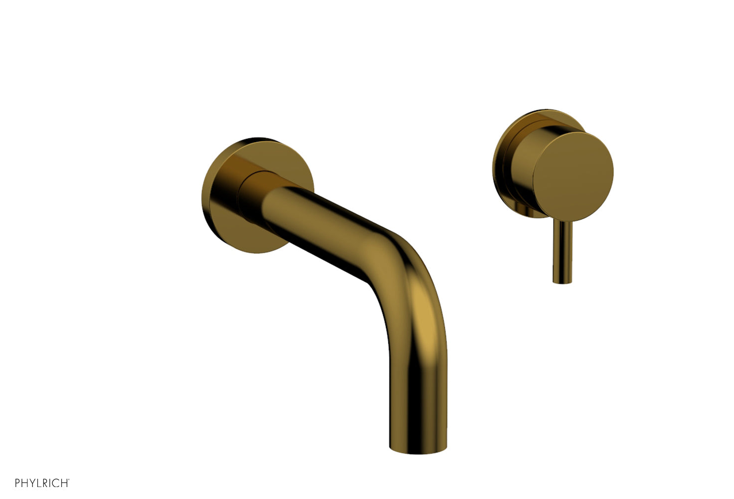 Basic II Single Handle Wall Mount Lavatory Faucet Set with Lever Handle - Model 230 15 - Perfect for Bathroom Sink, Powder Room, and Guest Bath Installation