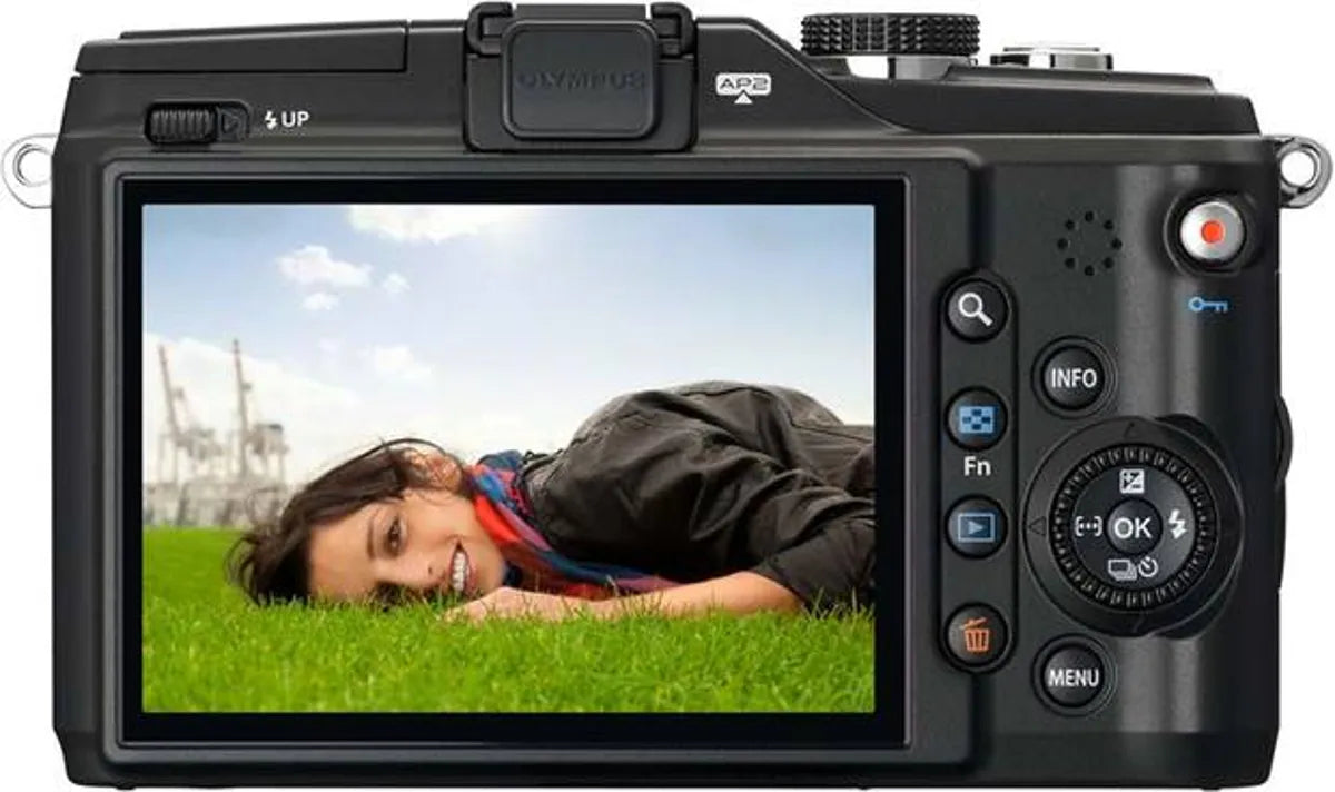 Olympus PEN E-PL2 Digital Camera Body (Black) - Used - Perfect for Travel Photography & Vlogging