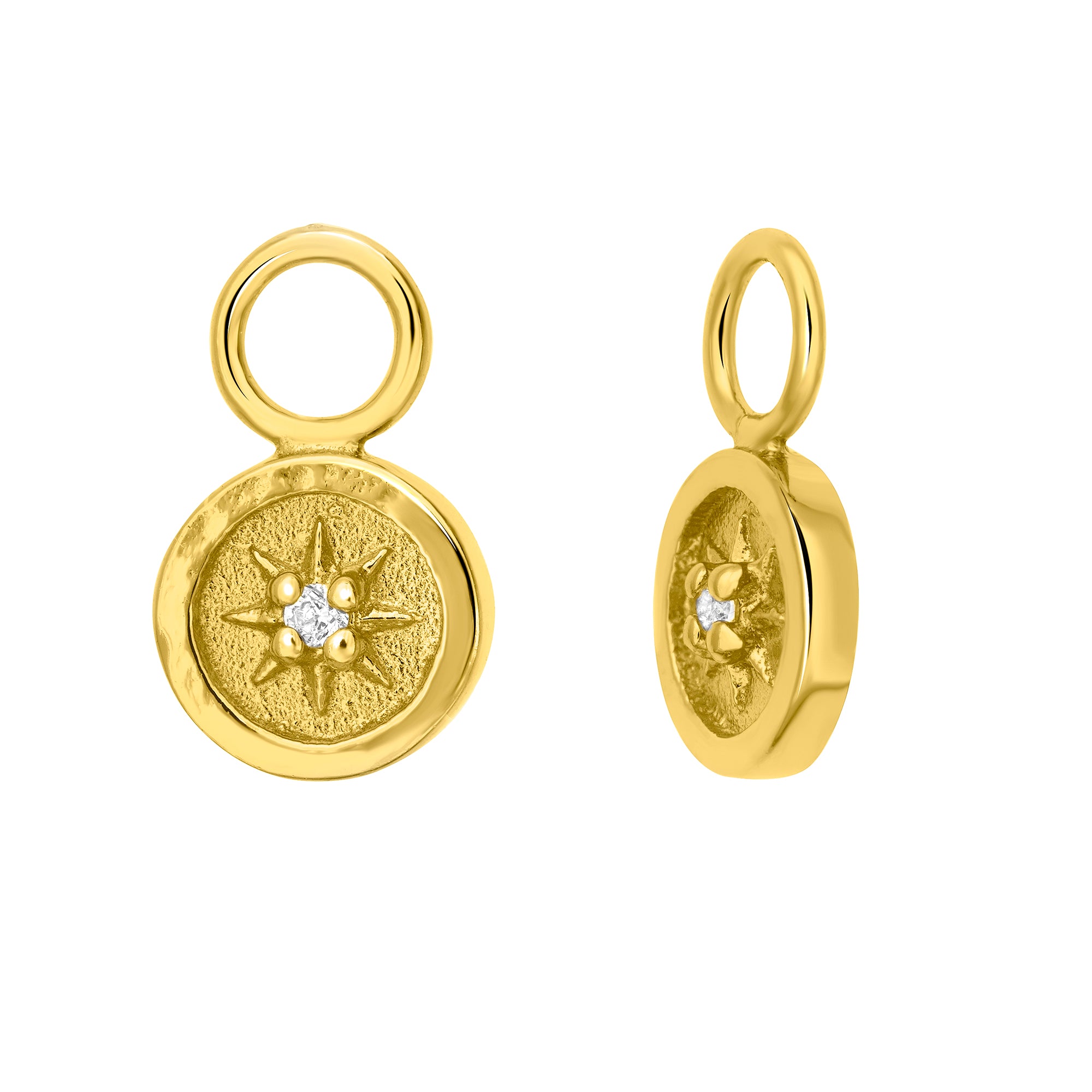 Asteria 14K Gold Ear Charms - Elegant Dainty Earrings for Women, Perfect for Everyday Wear, Parties & Gifts