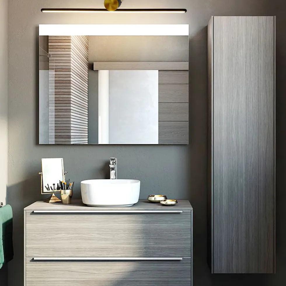 Dimmable Modern LED Bathroom Mirror Lights - Adjustable Vanity Lighting for Makeup & Shaving - Waterproof Bathroom Light Fixture with Touch Control