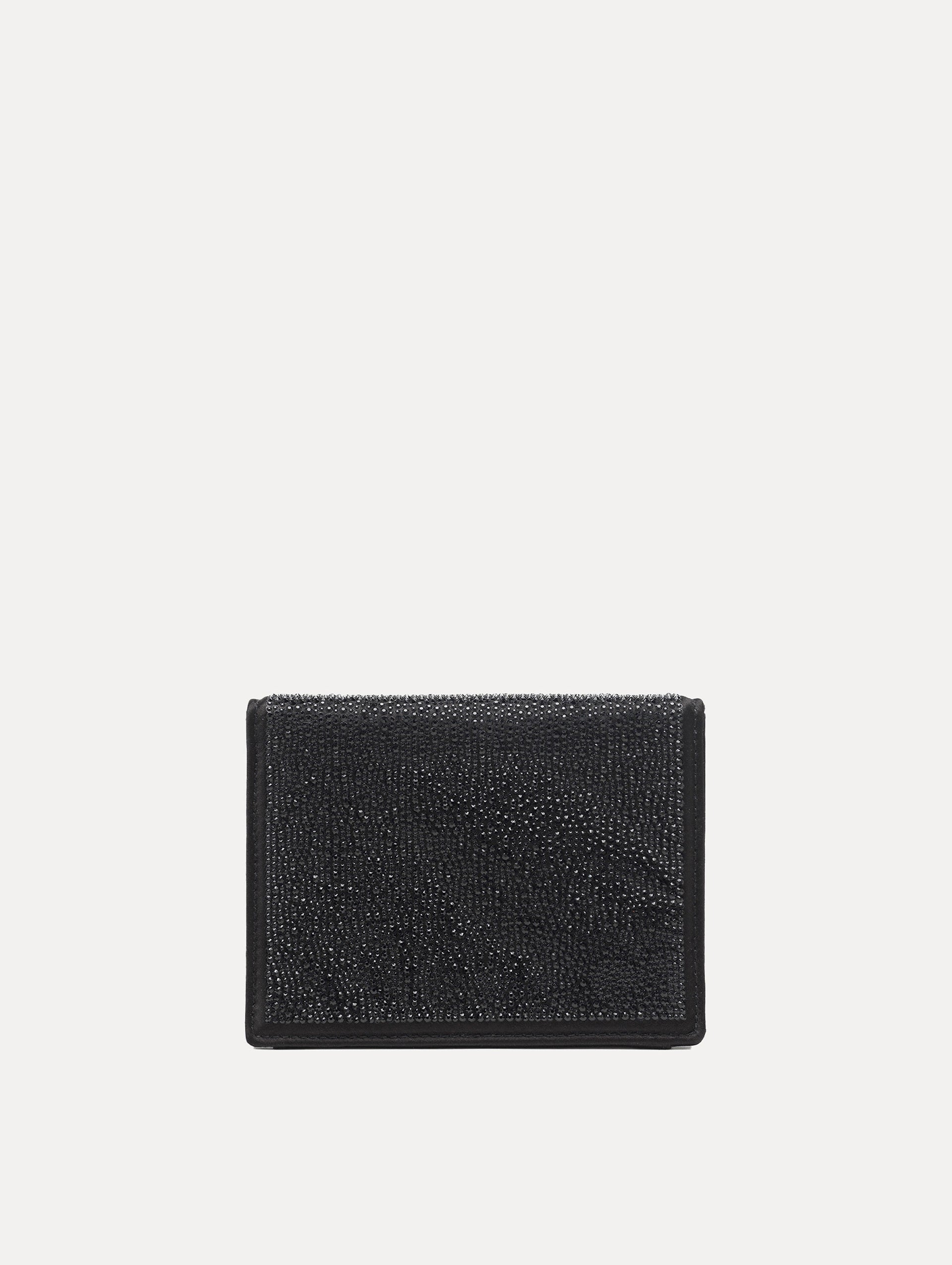 Elegant Crystal Pavé Mini TRO Bag - Stylish Women's Evening Clutch for Parties, Weddings & Special Occasions