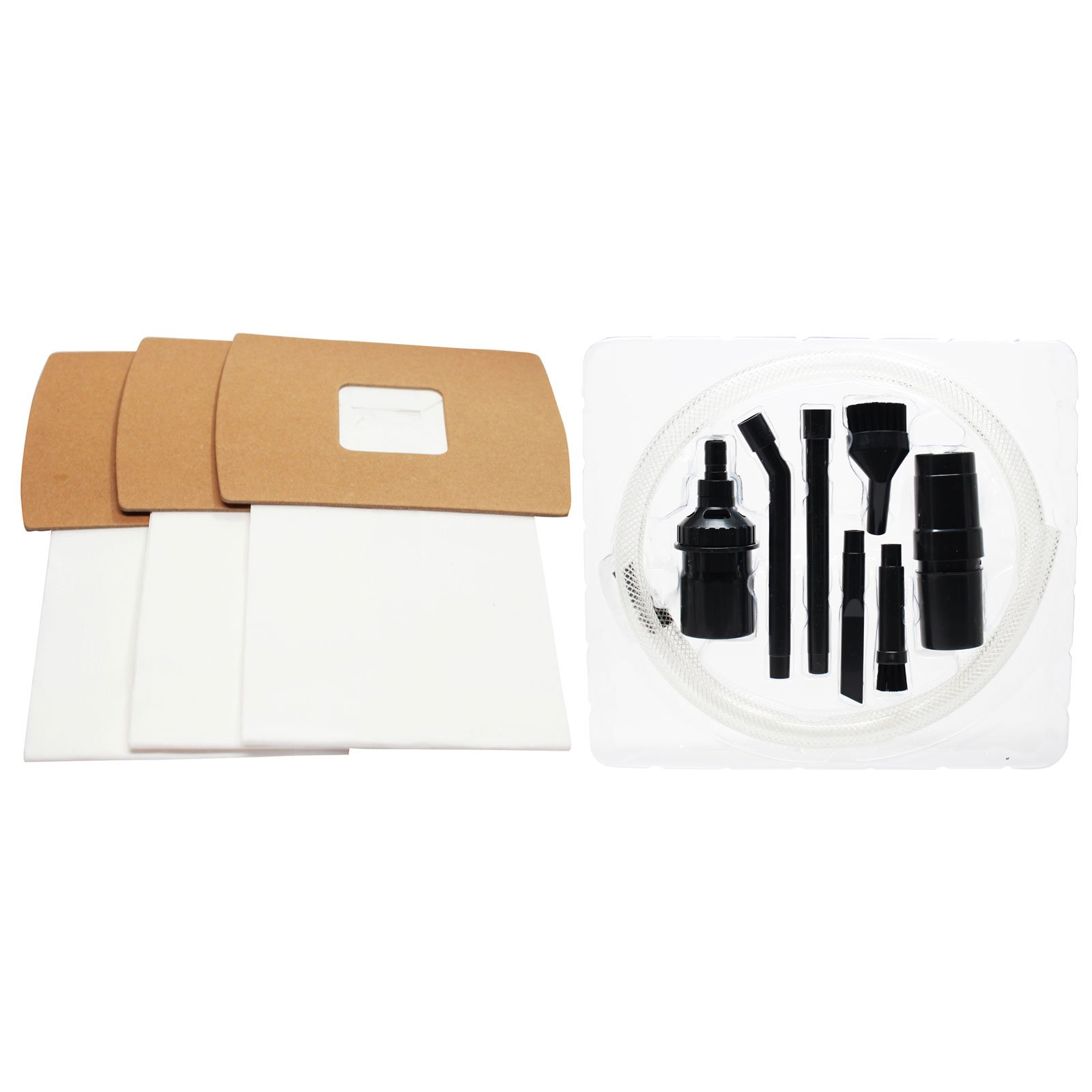 Upstart Battery 15 Replacement Vacuum Bags (5-Pack, 3 Bags per Pack) with 7-Piece Micro Vacuum Attachment Kit - Compatible with Oreck BB870AD, PKBB12DW, Type BB & Buster B Vacuum Cleaners | Ideal for Home Cleaning & Pet Hair Removal
