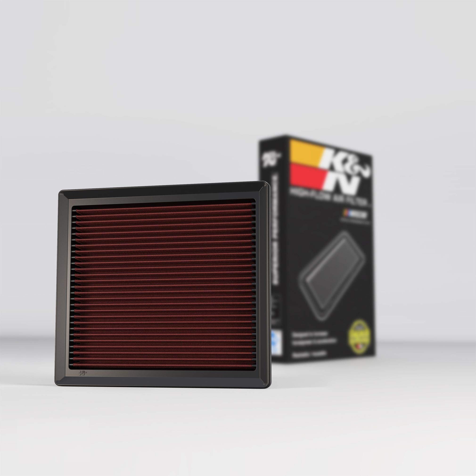 K&N Premium Washable Cabin Air Filter VF2000 & High Performance Engine Air Filter Replacement 33-2443 - Improve Air Quality for Cars, Trucks & SUVs