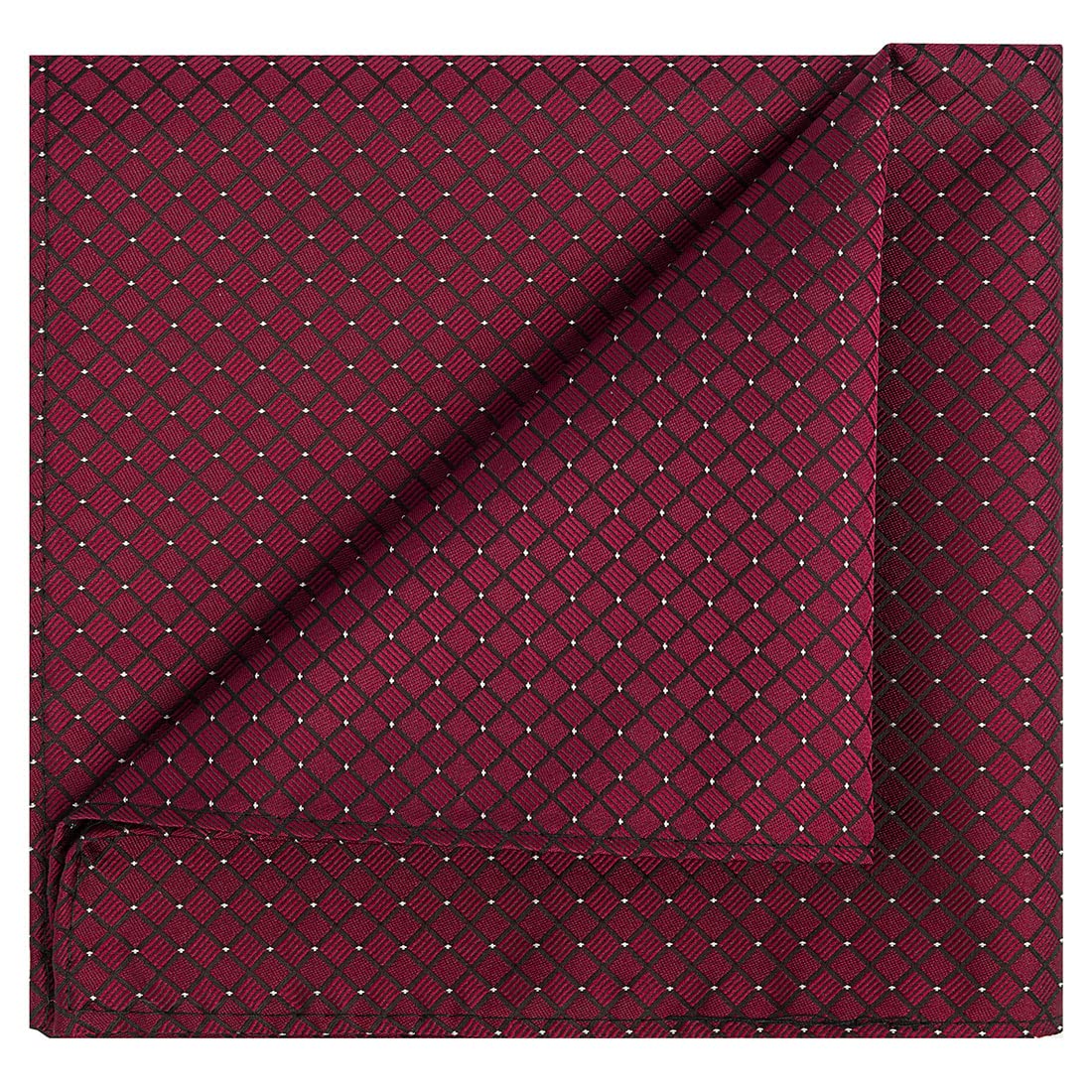 Premium Solid Color Pocket Square Wedding Handkerchief - Silk-Like Fabric with Gift Box - Perfect for Weddings, Prom, Formal Events & Business Attire