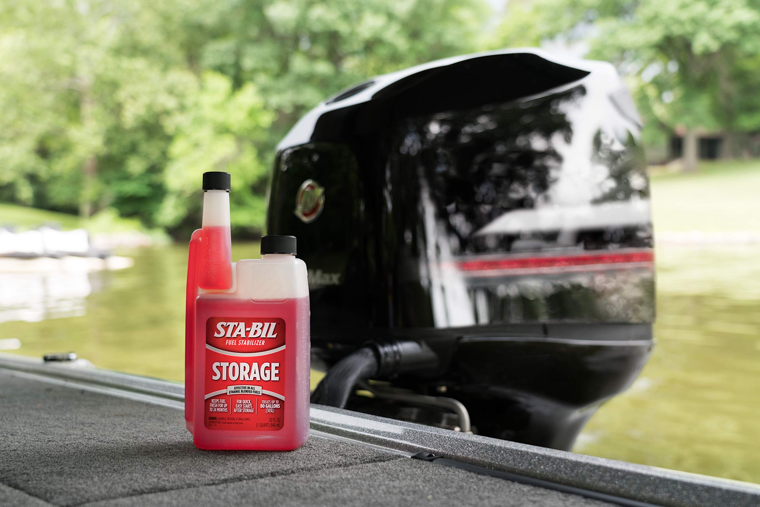 STA-BIL Fuel Stabilizer for Gasoline - 32 oz (12 Pack) | Keeps Fuel Fresh for 24 Months, Prevents Corrosion & Engine Damage | Ideal for Lawn Mowers, Generators, Boats & Seasonal Vehicle Storage