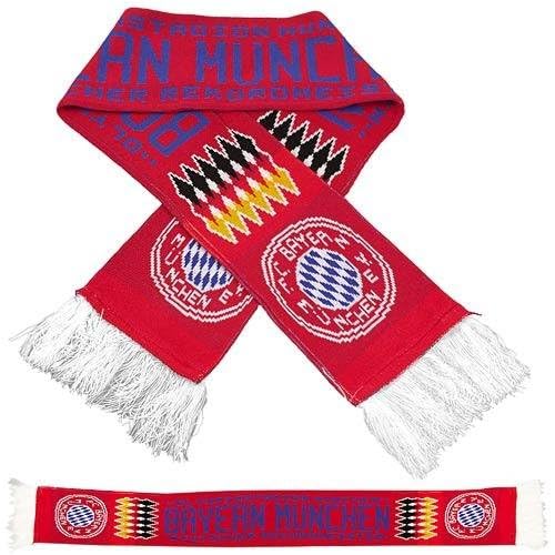 Bayern Munich Premium Fan Scarf - Official Team Merchandise, 100% Polyester, Ships Fast from USA - Perfect for Soccer Games, Fan Events & Gift Giving