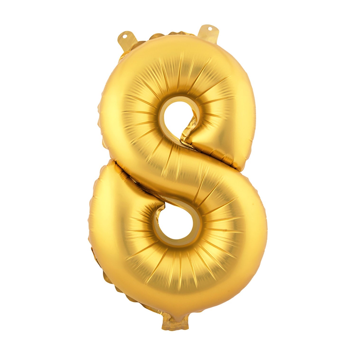 Gold Number 8 Foil Balloons (34 Inch) - Party Decorations for Birthdays, Anniversaries & Celebrations