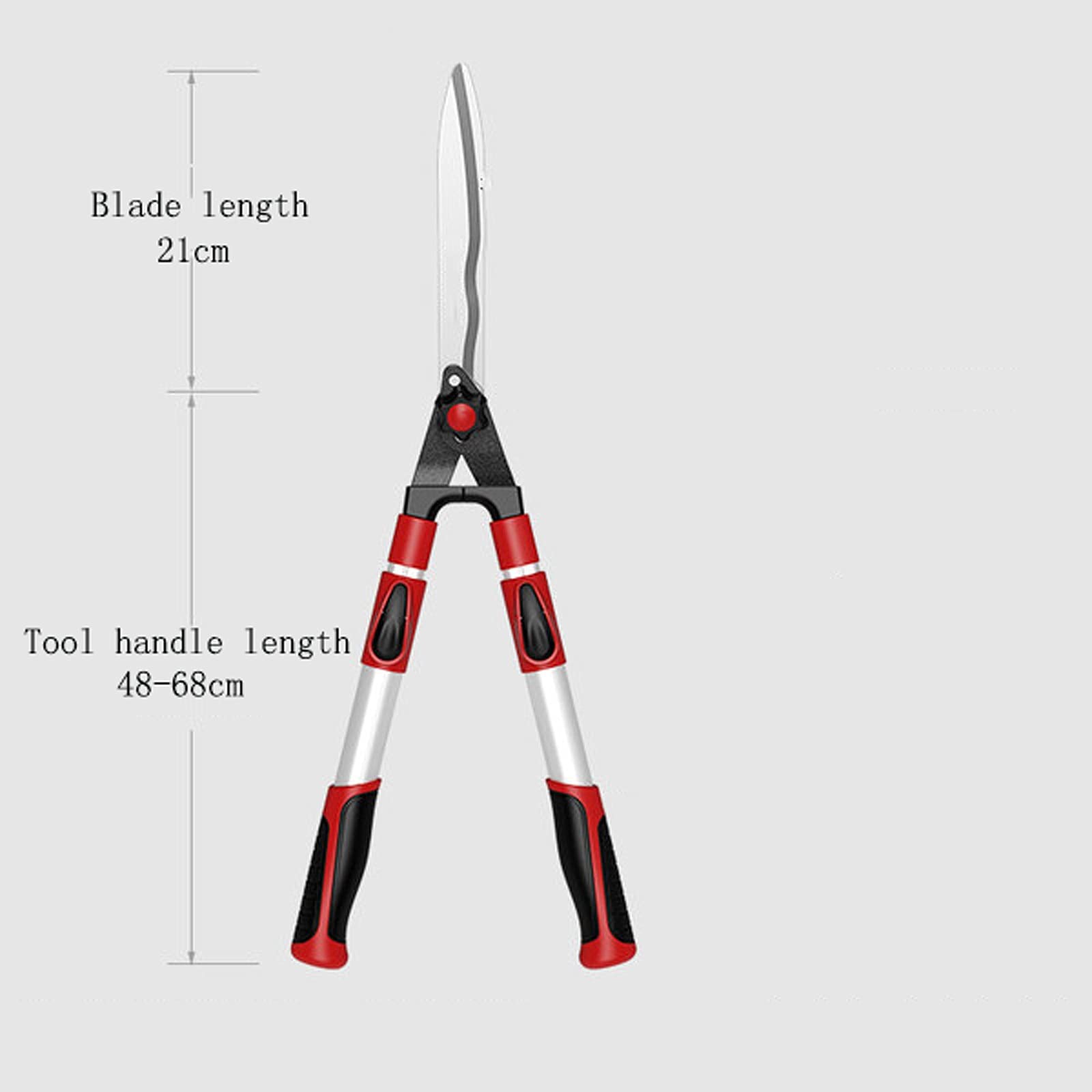 Telescopic Hedge Shears - Long Reach Tree Branch Pruner, Garden Tool for Trimming Shrubs & Home Landscaping | Perfect for Tall Bushes, Tree Pruning & DIY Gardening