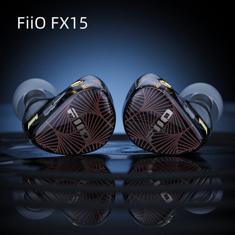FiiO FX15 Hybrid In-Ear Monitors with 4 Electrostatic + 1DD + 1BA Drivers - Premium Audiophile Earphones for Music, Gaming & Studio Monitoring