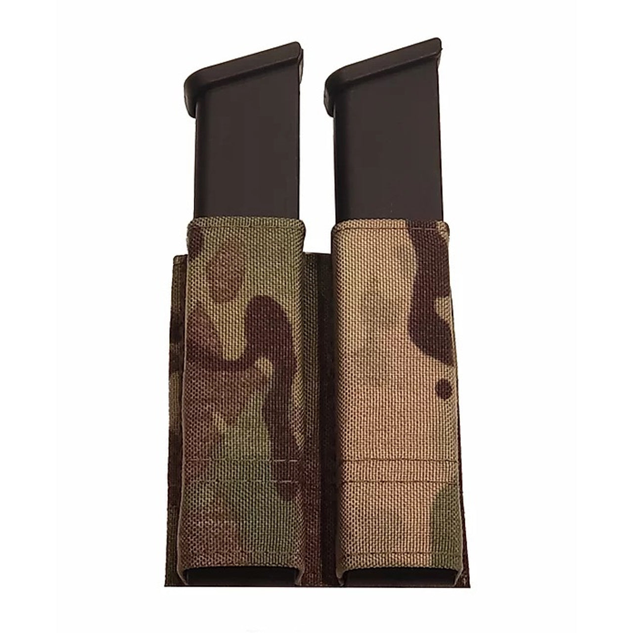 Esstac Double Pistol GAP Midlength KYWI Magazine Pouch - Includes 2 Malice Clips for AR15, M4, Tactical Gear - Perfect for Range Training, Competition Shooting & Military Use