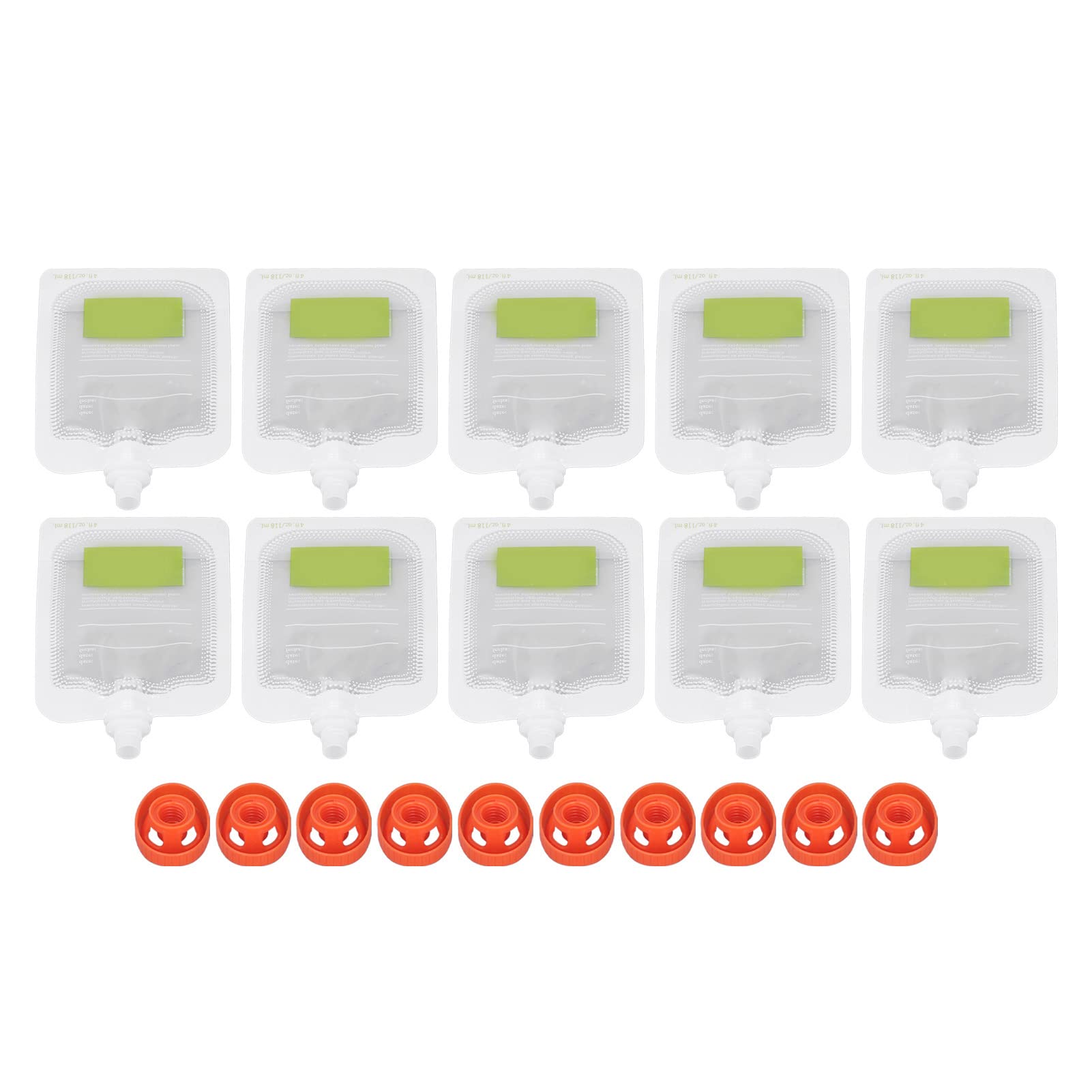 Organic Baby Food Pouches - Reusable Squeeze Pouch for Homemade Fruit Puree & Baby Food Storage | BPA-Free, Leak-Proof Snack Bags for Infants & Toddlers | Perfect for On-the-Go Feeding, Daycare & Travel Snacks