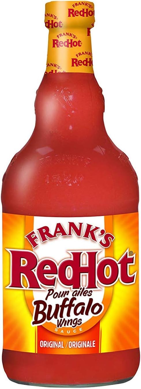 Frank's RedHot Buffalo Wings Hot Sauce - 12 fl oz Bottle | Spicy Wing Sauce for Chicken, Wings & More | Perfect for Game Day, BBQs & Family Gatherings