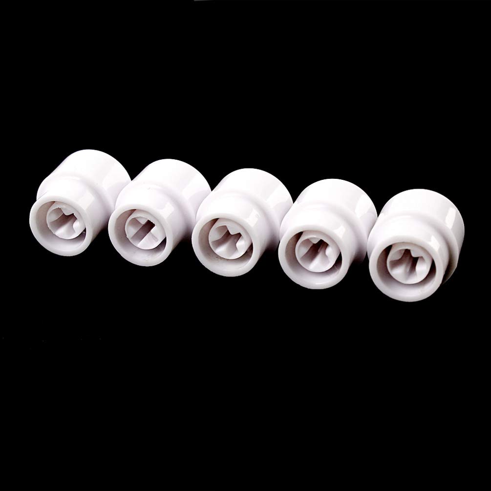 Exceart 5-Piece Black Guitar Selector Knob Caps - Big Head Switch Tips for DIY Bass & Electric Guitars - Perfect for Customizing, Repairing, and Upgrading Your Instrument
