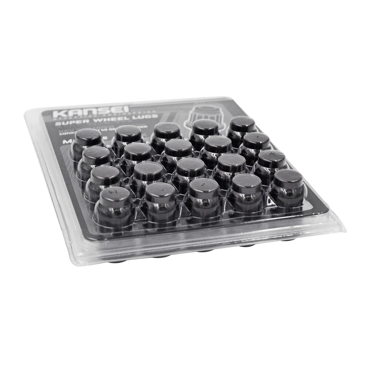 Kansei 12x1.5 Black Spline Acorn Lug Nuts - Set of 20 for Alloy Wheels | Perfect for Car, Truck & SUV Wheel Installation & Maintenance