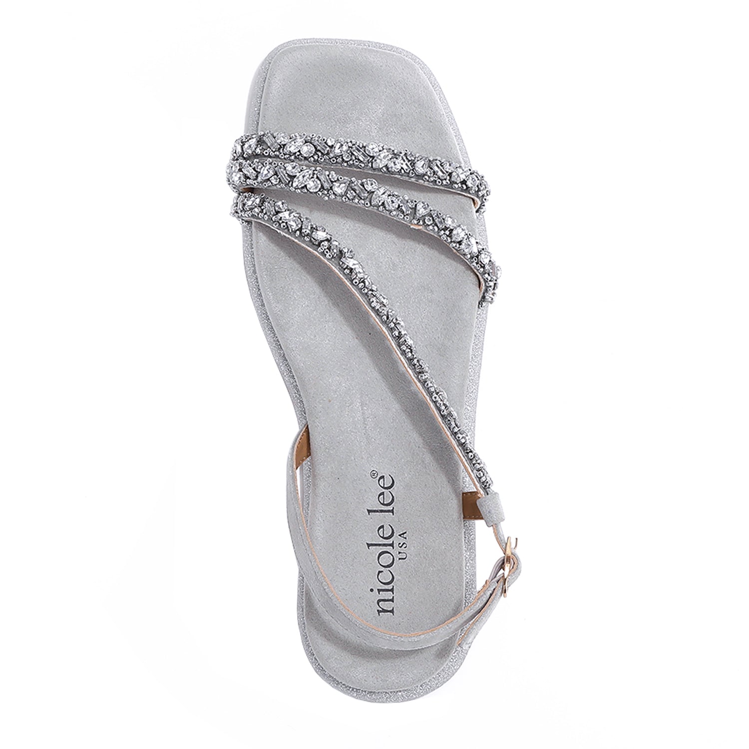 DANI Rhinestone Sandals for Women - Sparkly Gladiator Sandals with Crystals - Perfect for Weddings, Parties & Summer Outfits