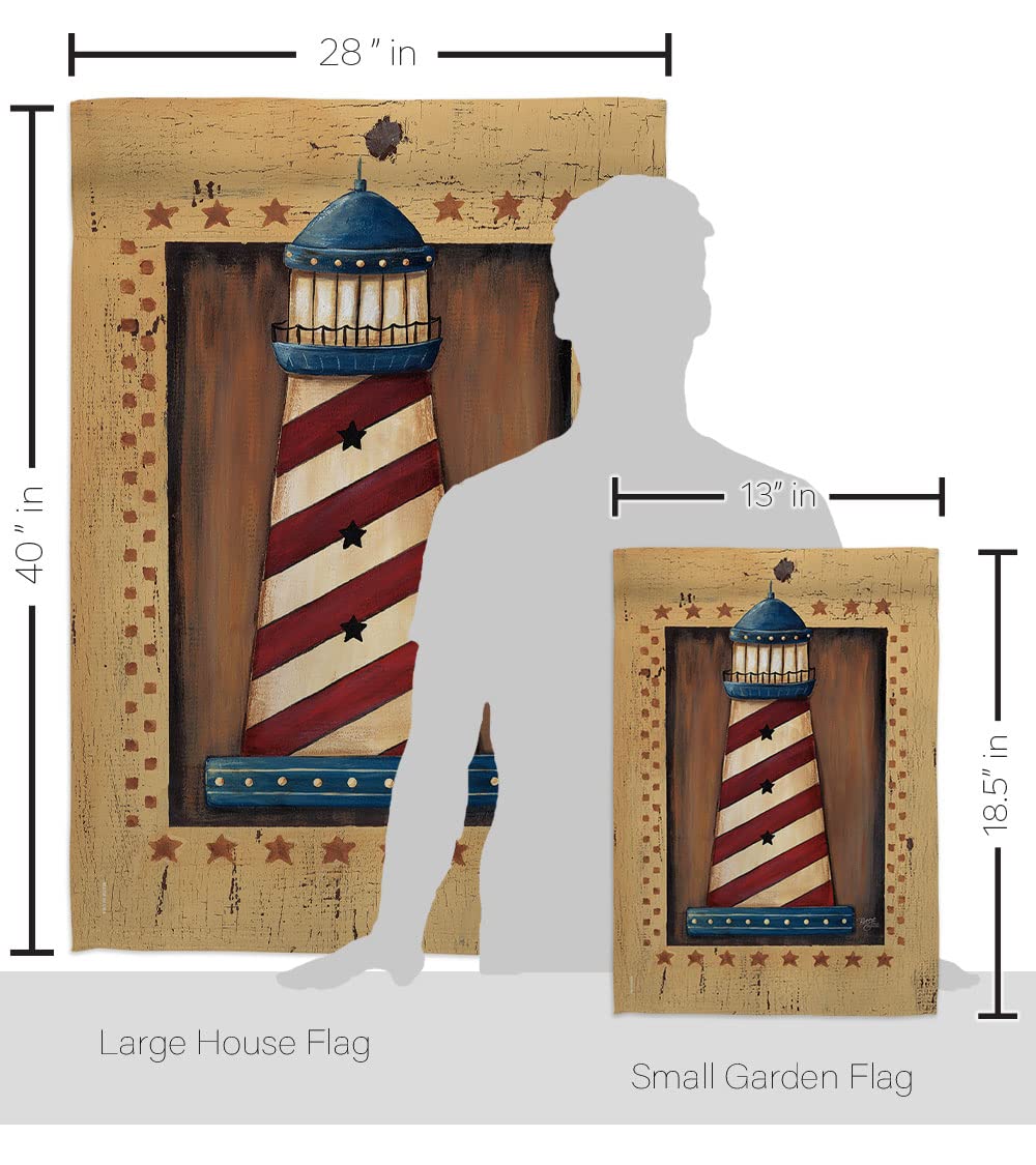 Patriotic Lighthouse Flags Set - 28