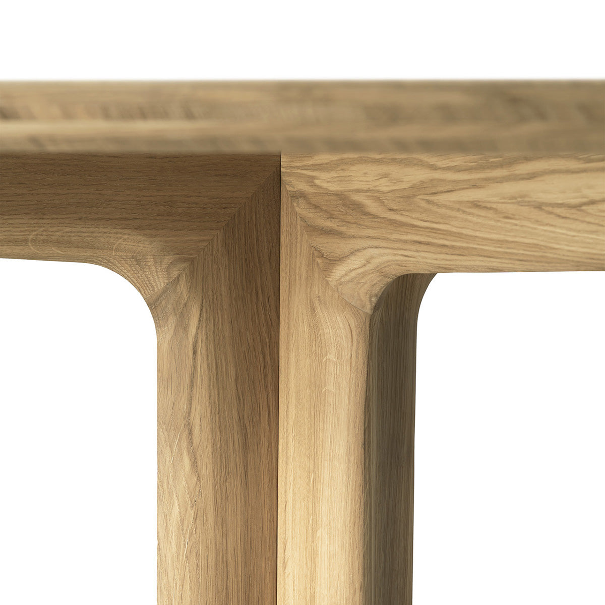 Modern Corto Dining Table - Solid Wood Kitchen Table for 6 - Perfect for Small Spaces, Breakfast Nook & Cozy Family Meals