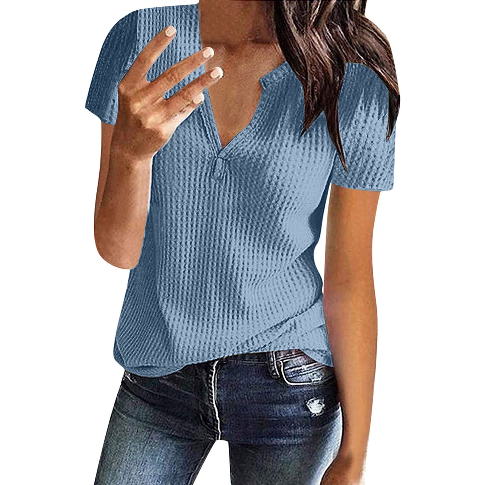 Viunychn Women's Crop Tops - Long & Short Sleeve Maternity Shirts, 80s Style Sleeveless T-Shirts in Pink & White | Gym, Yoga & Summer Linen Tops for Women | Perfect for Workouts, Maternity Wear & Casual Outfits
